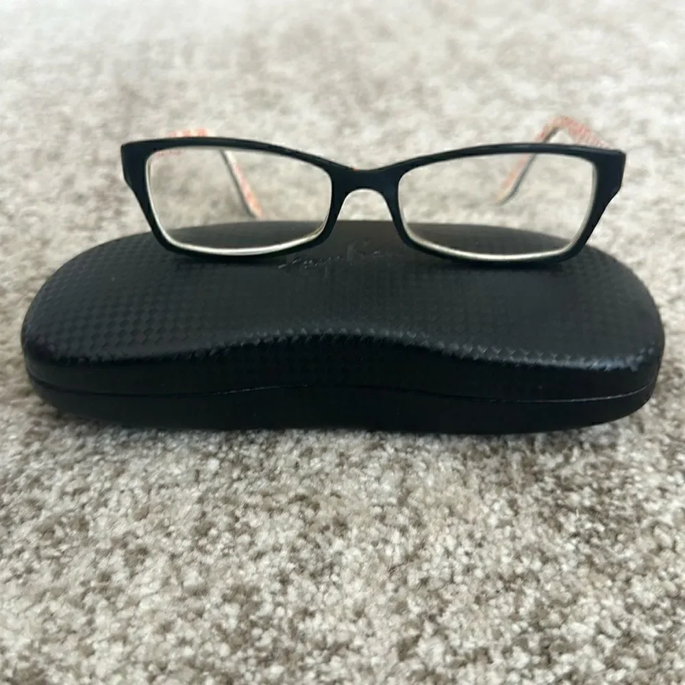Womens Ray Ban Black w/ Print RB5234 Eyeglass Frames